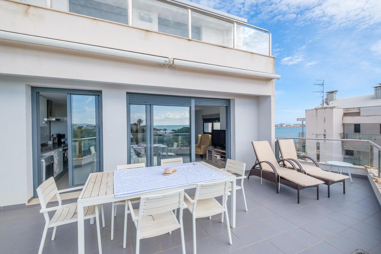Atico-Duplex Geniales Vistas Al Mar Apartman Vinarós Kültér fotó